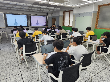 자유학기&nbsp;주제선택A&nbsp;'3D&nbsp;모델링'(2기)&nbsp;활동&nbsp;사진
